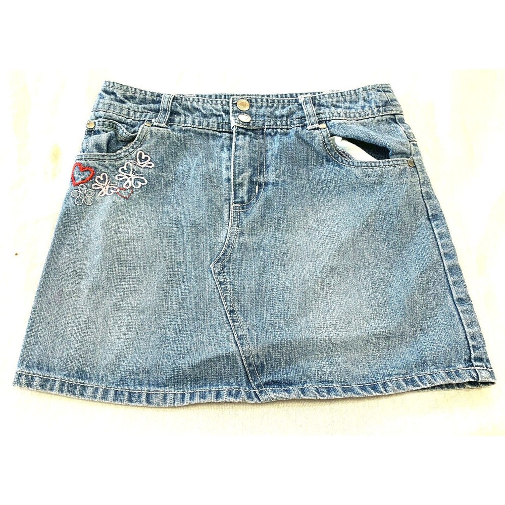 MY FUNNY VALENTINE GIRLS JEANS SKIRT SIZE M
